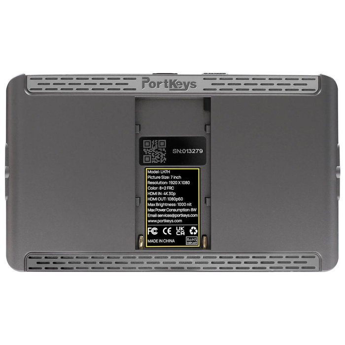 Portkeys LH7H Monitor Táctil de 7 Pulgadas con 1000 Nits