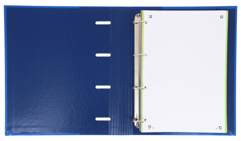 Oxford Europeanbinder Classic Carpeta de 4 Anillas con Recambio A4+