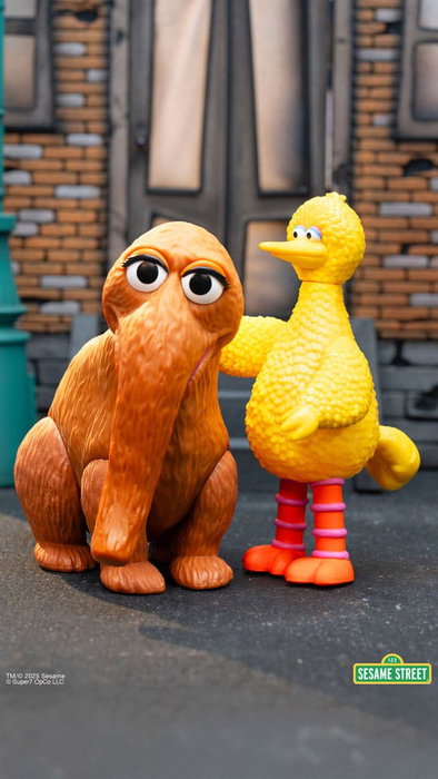 Super7 Sesame Street Pack de 2 Figuras ReAction Big Bird and Mr. Snuffleupagus 10 cm Super7 Sesame Street Pack de 2 Figuras ReAction Big Bird and Mr. Snuffleupagus 10 cm