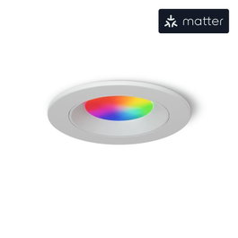 Nanoleaf Essentials Foco Empotrable Inteligente LED con 16 Millones de Colores y Blancos Regulables Matter, Thread