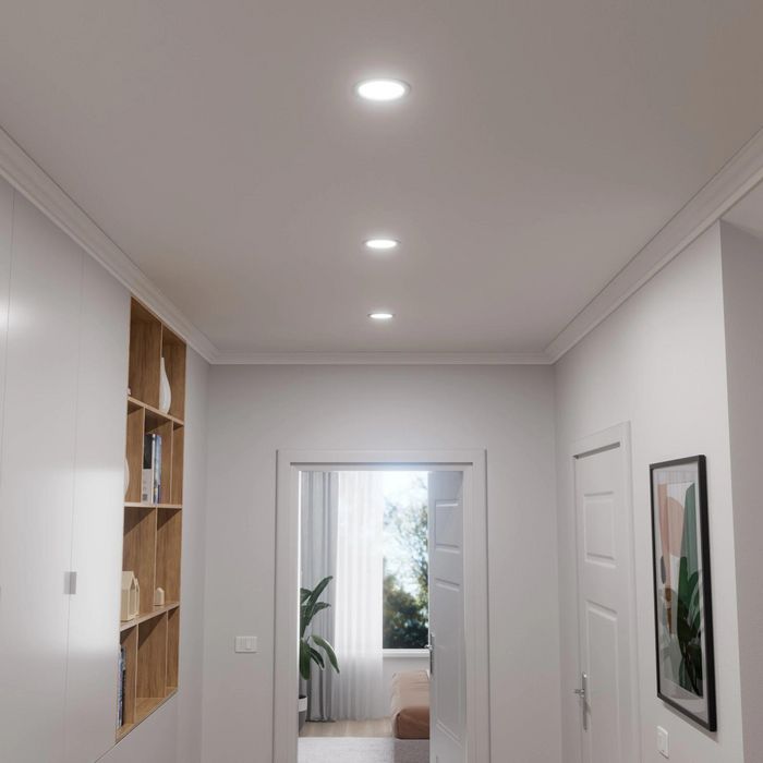 Nanoleaf Essentials Foco Empotrable Inteligente LED con 16 Millones de Colores y Blancos Regulables Matter, Thread Nanoleaf Essentials Foco Empotrable Inteligente LED con 16 Millones de Colores y Blancos Regulables Matter, Thread