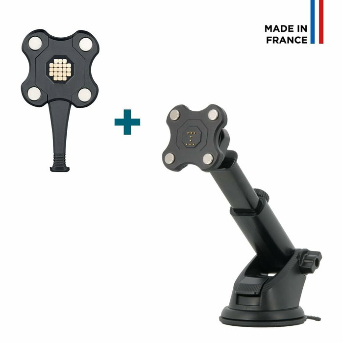 Mobilis 020008 Soporte activo para teléfono móvil Negro