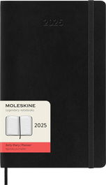 Agenda 2025 Tapa Blanda 12 Meses Diaria L (13 X 21 Cm) Negra Moleskine DSB12DC3Y25