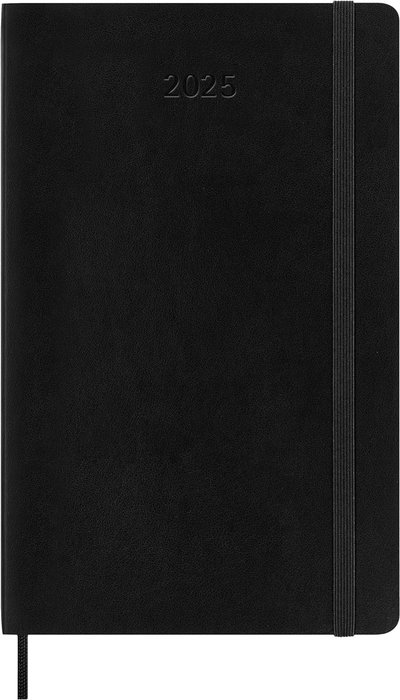 Agenda 2025 Tapa Blanda 12 Meses Diaria L (13 X 21 Cm) Negra Moleskine DSB12DC3Y25