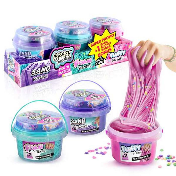 Canal Toys Slime Craze Sensations Mix&Match con 3 Cubos de Texturas