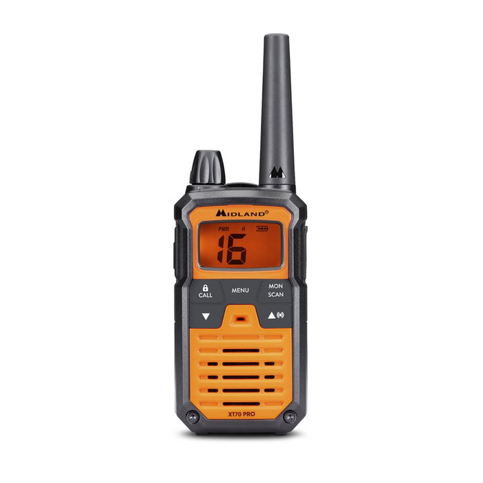 Midland XT 70 Pro Set de 2 Walkie-Talkies Negro / Naranja Midland XT 70 Pro Set de 2 Walkie-Talkies Negro / Naranja