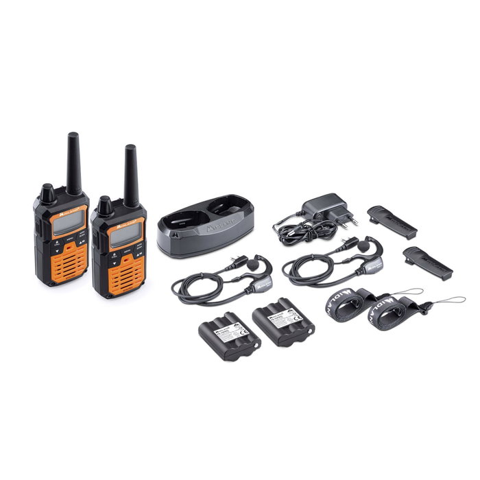 Midland XT 70 Pro Set de 2 Walkie-Talkies Negro / Naranja Midland XT 70 Pro Set de 2 Walkie-Talkies Negro / Naranja