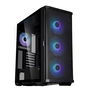 Zalman Z10 PLUS Carcasa Midi Tower Negro, 3x140mm Frontales, Vidrio Templado, ATX, Mini-ITX, 2x3.5" 2x2.5"