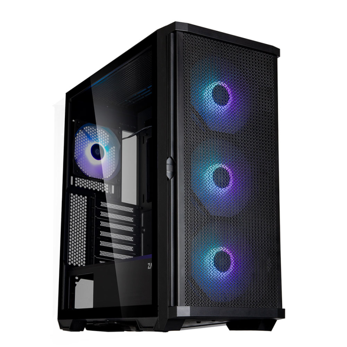Zalman Z10 PLUS Carcasa Midi Tower Negro, 3x140mm Frontales, Vidrio Templado, ATX, Mini-ITX, 2x3.5" 2x2.5"