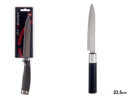 KINVARA Cuchillo pequeño de acero inoxidable Plata-Negro