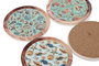 DKD Home Decor Posavasos de Dolomite Marino Surtido de 12 unidades