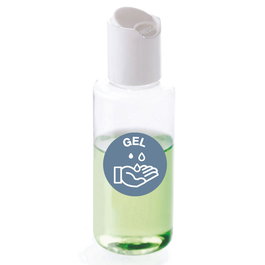 Sensly Frasco Vacío 100 Ml con Pico Vertedor y Etiquetas Adhesivas para Productos de Viaje