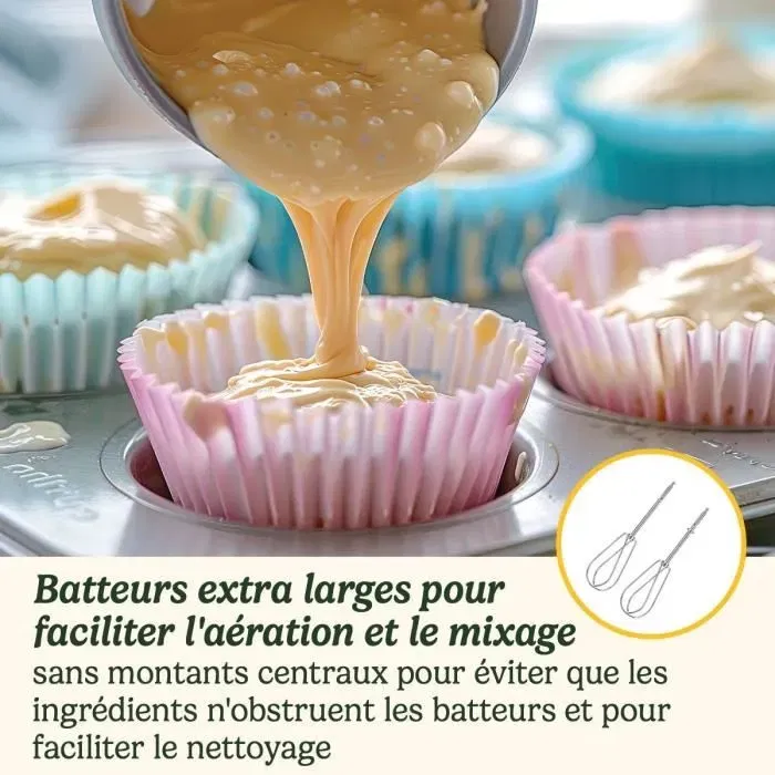 Cuisinart HM7U/E Batidora Eléctrica 200 W 7 Velocidades Blanco