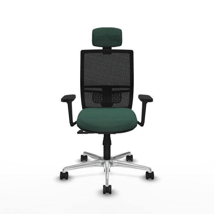 PIQUERAS Y CRESPO Silla de oficina Yunquera Verde botella con mecanismo Sincro PIQUERAS Y CRESPO Silla de oficina Yunquera Verde botella con mecanismo Sincro