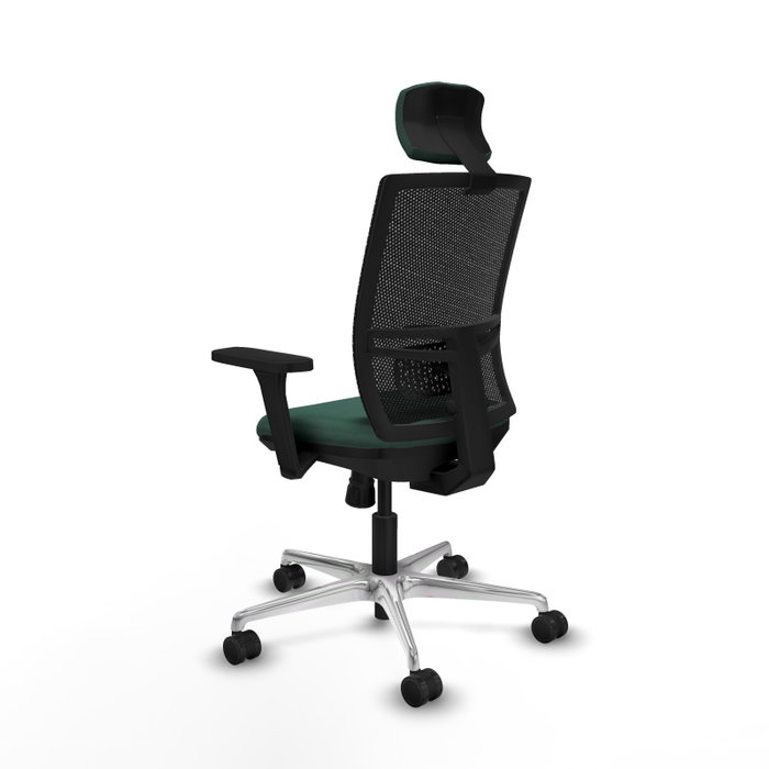 PIQUERAS Y CRESPO Silla de oficina Yunquera Verde botella con mecanismo Sincro PIQUERAS Y CRESPO Silla de oficina Yunquera Verde botella con mecanismo Sincro