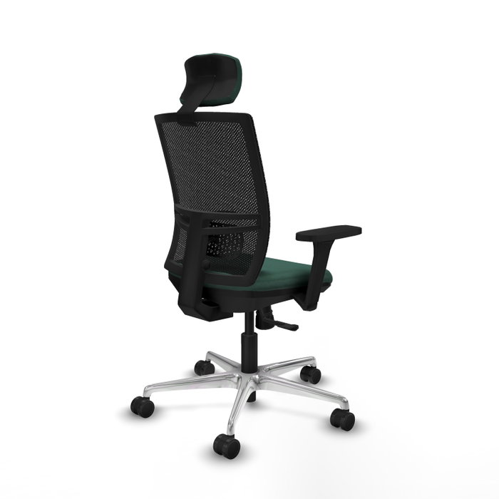 PIQUERAS Y CRESPO Silla de oficina Yunquera Verde botella con mecanismo Sincro PIQUERAS Y CRESPO Silla de oficina Yunquera Verde botella con mecanismo Sincro