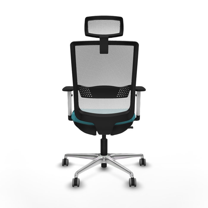 PIQUERAS Y CRESPO Silla de oficina Haches Turquesa y Blanco PIQUERAS Y CRESPO Silla de oficina Haches Turquesa y Blanco