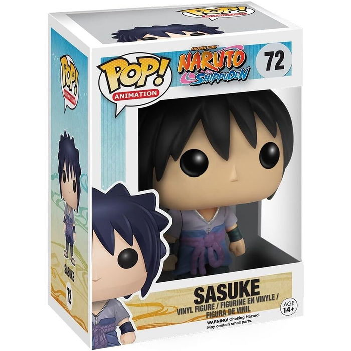 FUNKO Figura POP Naruto Sasuke 9cm Vinilo Caja Regalo
