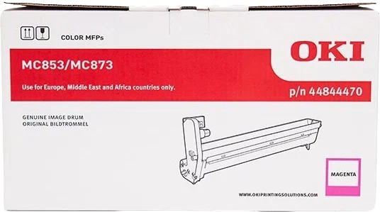 Oki Unidad de Tambor Magenta 44844470 para MC853 y MC873 series