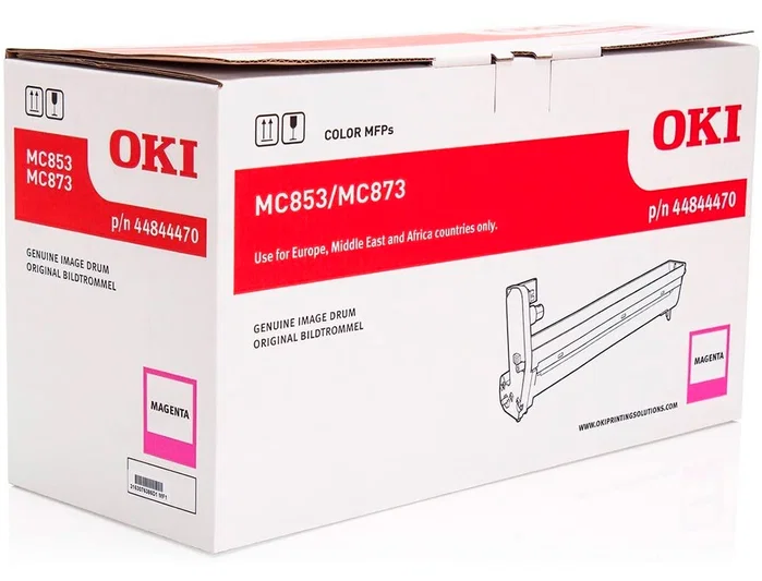 Oki Unidad de tambor 44844470 Magenta para MC853/MC873/MC883 series Oki Unidad de tambor 44844470 Magenta para MC853/MC873/MC883 series
