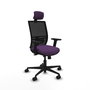 PIQUERAS Y CRESPO Silla de oficina Yunquera Morada con Mecanismo Sincro/Traslack