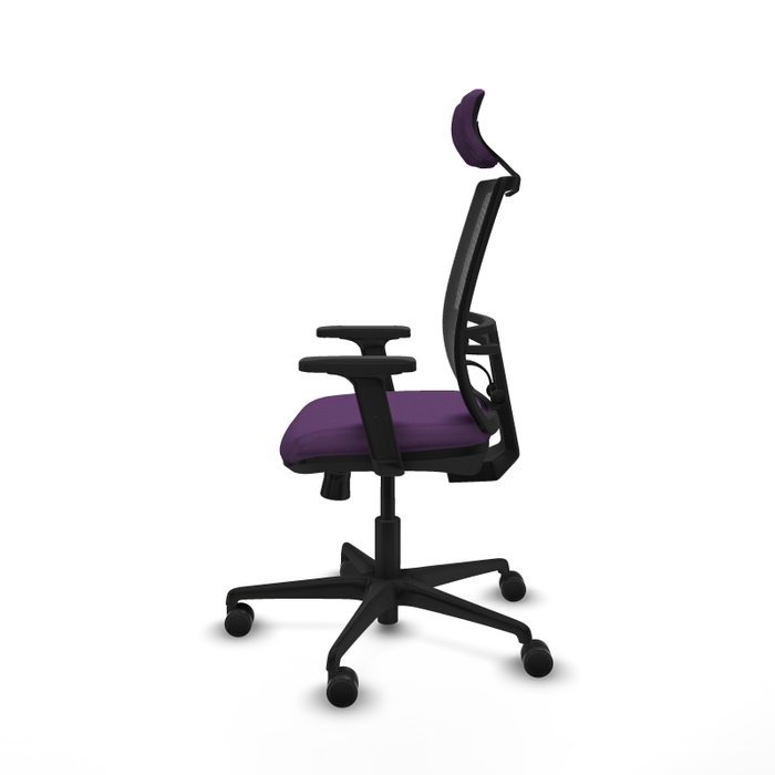 PIQUERAS Y CRESPO Silla de oficina Yunquera Morada con Mecanismo Sincro/Traslack
