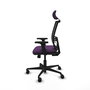 PIQUERAS Y CRESPO Silla de oficina Yunquera Morada con Mecanismo Sincro/Traslack