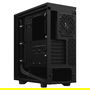 Fractal Design Define 7 Compact Black Midi Tower para PC ATX, Micro-ATX, Micro-ITX, Aluminio y Acero, Hogar/Oficina