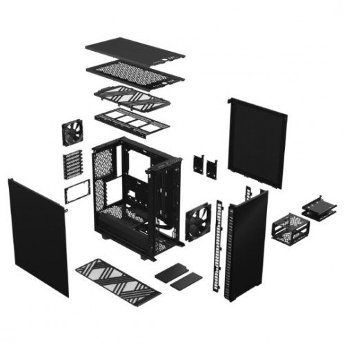 Fractal Design FD-C-DEF7C-01 Caja PC Midi Tower Negra Compatible ATX, Micro ATX, Mini-ITX