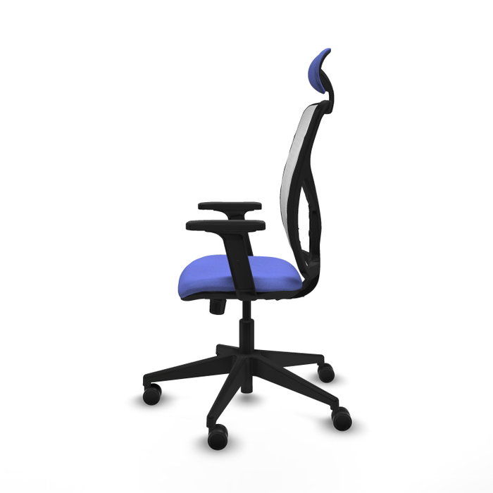 PIQUERAS Y CRESPO Silla de oficina Motilla con mecanismo Sincro, Azul claro y Blanco PIQUERAS Y CRESPO Silla de oficina Motilla con mecanismo Sincro, Azul claro y Blanco