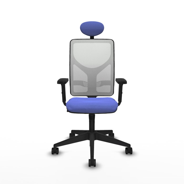 PIQUERAS Y CRESPO Silla de oficina Motilla con mecanismo Sincro, Azul claro y Blanco PIQUERAS Y CRESPO Silla de oficina Motilla con mecanismo Sincro, Azul claro y Blanco