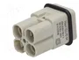 HARTING Han Q4/0 -M- Crimp Plantilla de Contacto Macho