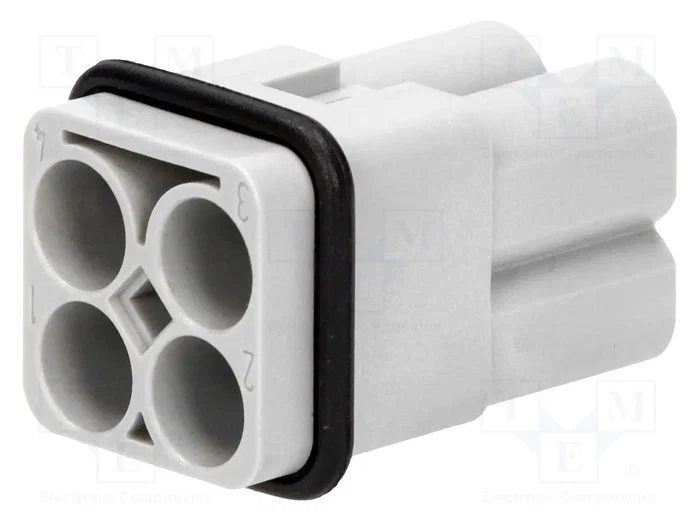 HARTING Han Q4/0 -M- Crimp Plantilla de Contacto Macho HARTING Han Q4/0 -M- Crimp Plantilla de Contacto Macho