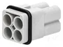 HARTING Han Q4/0 -M- Crimp Plantilla de Contacto Macho