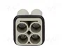 HARTING Han Q4/0 -M- Crimp Plantilla de Contacto Macho