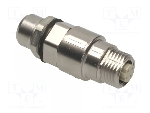 HARTING Adaptador recto de 4 pines para conducto código D-Ethernet M12