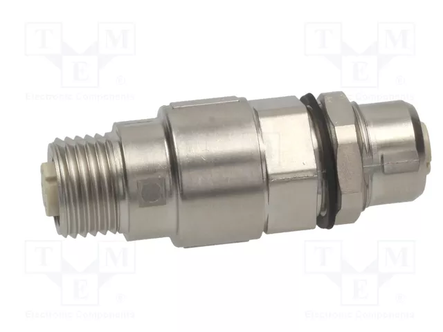 HARTING Adaptador recto de 4 pines para conducto código D-Ethernet M12