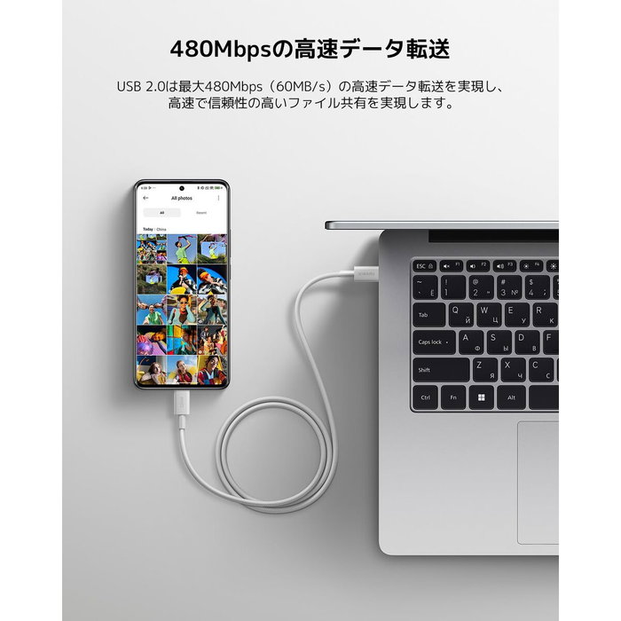 Xiaomi Cable USB-A a USB-C 3A 60W 1m Blanco