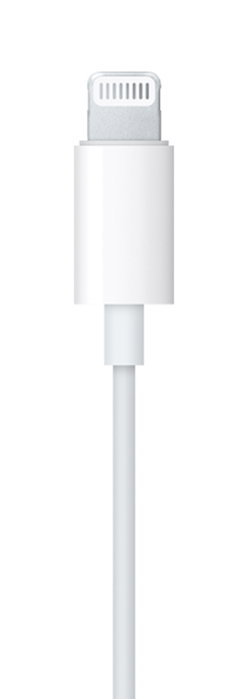 Apple EarPods con conector Lightning, Blanco