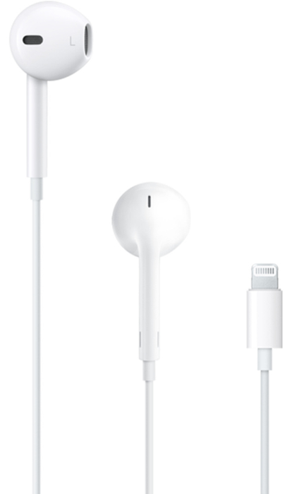 Apple EarPods con conector Lightning, Blanco