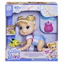 Baby Alive Harper Hugs Crawling, muñeca electrónica de 27 cm con cabello rubio