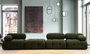 Atelier Del Sofa Bubble 1R Sofá de 1 Plaza Verde 95x95x75 cm