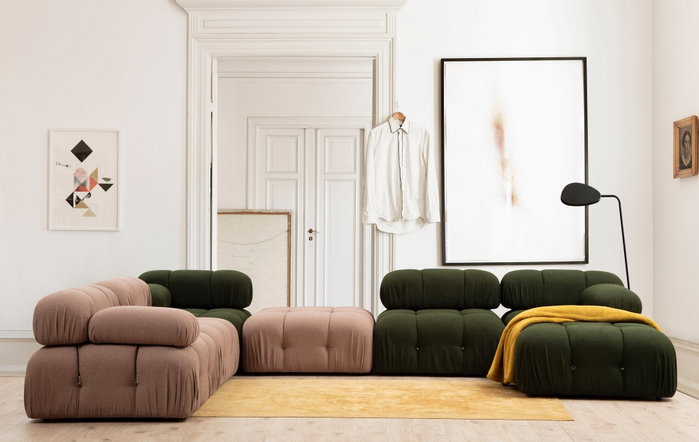 Atelier Del Sofa Bubble 1R Sofá de 1 Plaza Verde 95x95x75 cm