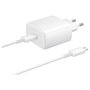 Samsung EP-TA845 Adaptador de Carga Rápida 45 W USB-C Blanco
