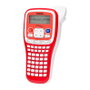 Brother PT-H100R Etiquetadora Roja con Teclado ABC