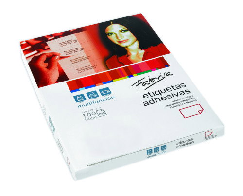 Fabrisa Etiquetas Adhesivas Multifunción 38x21,2mm Blanco