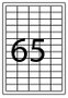 Fabrisa Etiquetas Adhesivas Multifunción 38x21,2mm Blanco