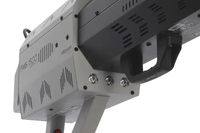 Algamlight Máquina De Humo Portátil RGB 1500W RGBA 48W para Fiesta, Evento, Escenario, Caudal 700m³/min, Proyección 8-10m