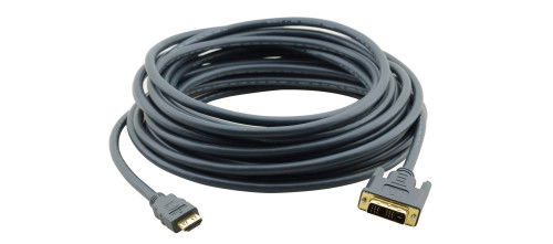 Kramer C-HM/DM Cable DVI-D a HDMI Macho-Macho, 7.6 m, Negro Kramer C-HM/DM Cable DVI-D a HDMI Macho-Macho, 7.6 m, Negro