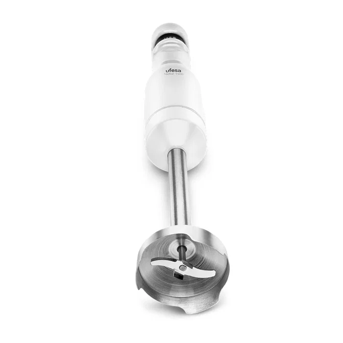 Ufesa Mars 1200 Max Batidora de Mano de Inmersión 1500W Acero Inoxidable y Blanco con Vaso Medidor, 70106095